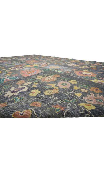 12 x 17 Large Colorful Oushak Rug 60656