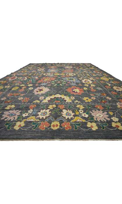 12 x 17 Large Colorful Oushak Rug 60656