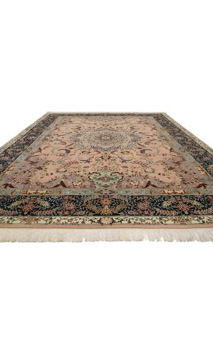 9 x 12 Vintage Tabriz Rug 74838