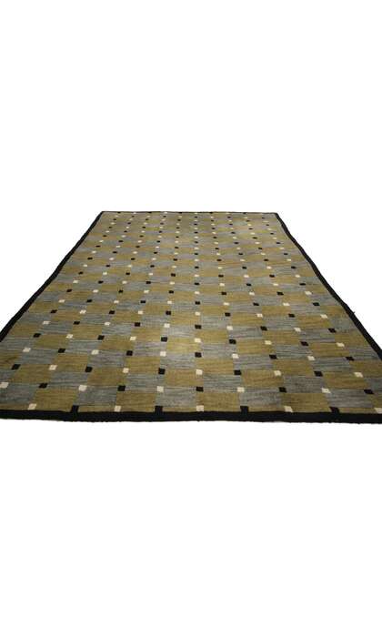 5 x 8 Vintage Tibetan Checkerboard Rug 74843