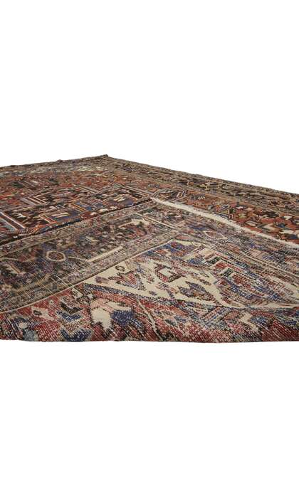 7 x 11 Vintage Persian Heriz Rug 75859