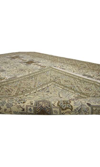 7 x 10 Vintage Tabriz Rug 75964