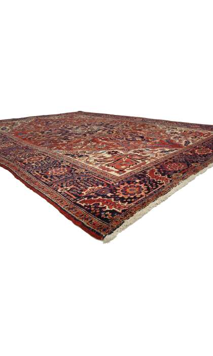 8 x 11 Vintage Heriz Rug 76183
