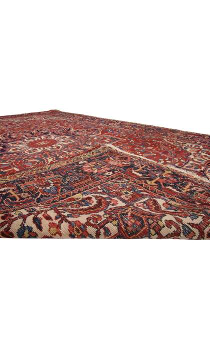 8 x 11 Vintage Persian Heriz Rug 76187