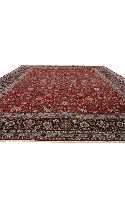 11 x 13 Vintage Kashan Rug 76265
