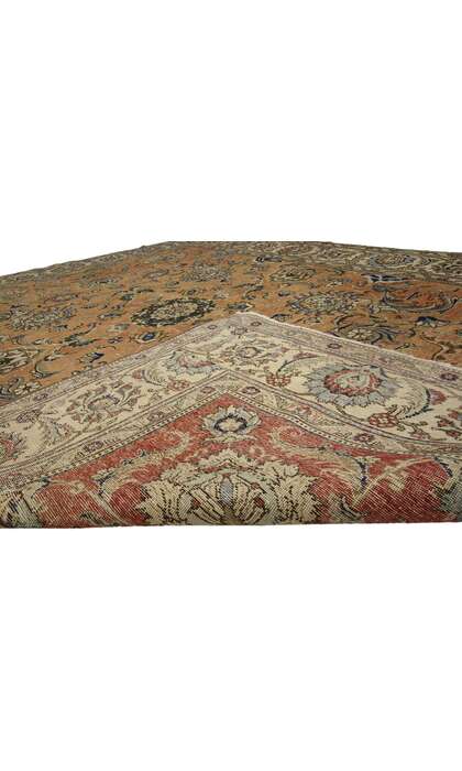 8 x 11 Vintage Persian Tabriz Rug 76284