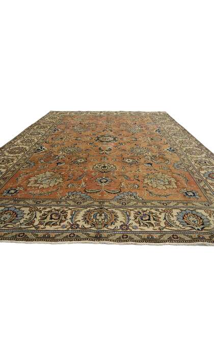 8 x 11 Vintage Persian Tabriz Rug 76284