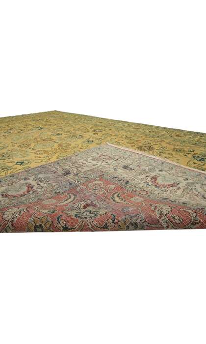7 x 11 Vintage Tabriz Rug 76308