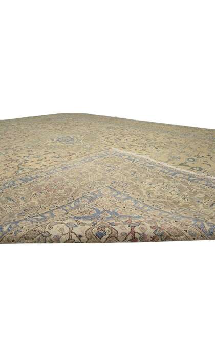 10 x 13 Vintage Kashan Rug 76436