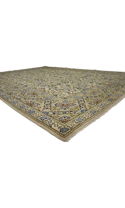 8 x 11 Vintage Persian Millefleur Kashan Rug 76475