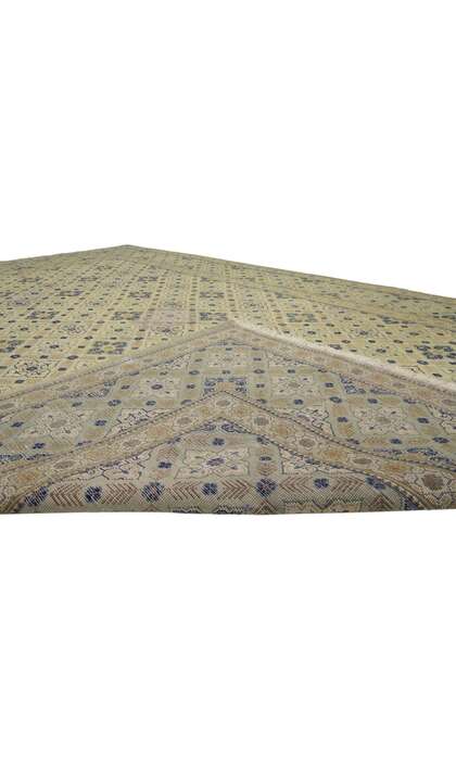 7 x 11 Vintage Persian Kashan Rug 76518