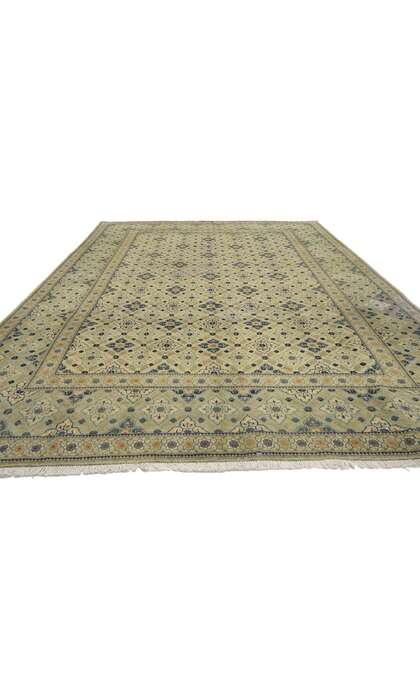 7 x 11 Vintage Persian Kashan Rug 76518