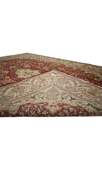 7 x 9 Vintage Tabriz Rug 76583