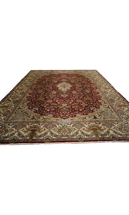 7 x 9 Vintage Tabriz Rug 76583