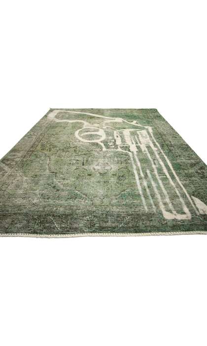 6 x 9 Vintage Overdyed Rug 80252