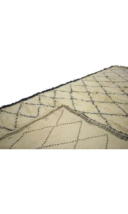 4 x 8 Vintage Moroccan Beni Ourain Rug 20659