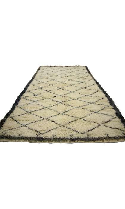 4 x 8 Vintage Moroccan Beni Ourain Rug 20659