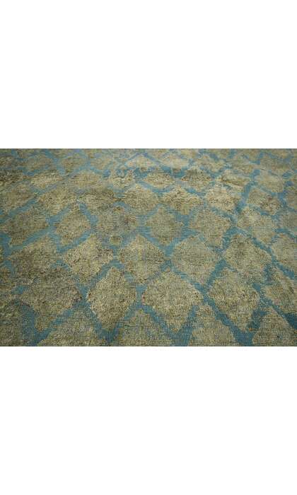 8 x 11 Vintage Turkish Overdyed Rug 60721