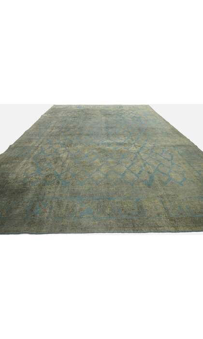 8 x 11 Vintage Turkish Overdyed Rug 60721