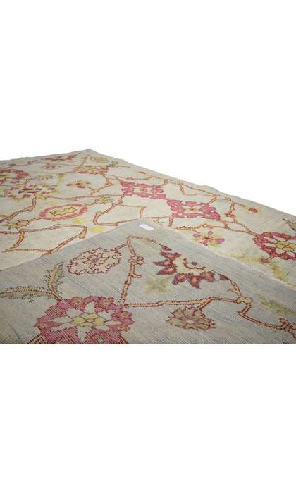 7 x 9 Colorful Oushak Rug 60757
