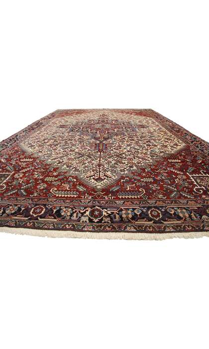 11 x 19 Antique Persian Heriz Rug 77175