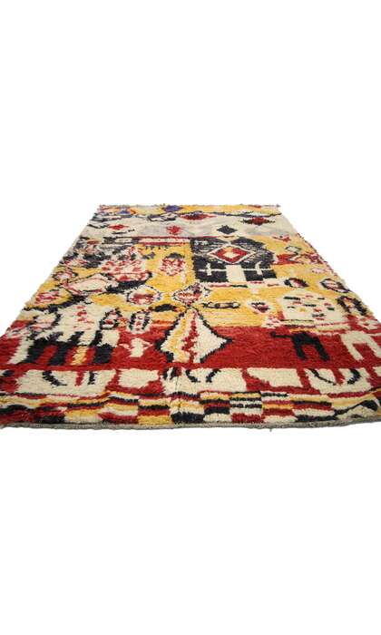 5 x 9 Vintage Boujad Moroccan Rug 20709