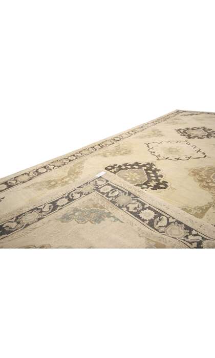 5 x 12 Vintage Turkish Oushak Rug 52309