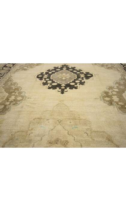 5 x 12 Vintage Turkish Oushak Rug 52309