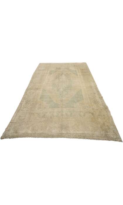 4 x 7 Vintage Turkish Oushak Rug 52312