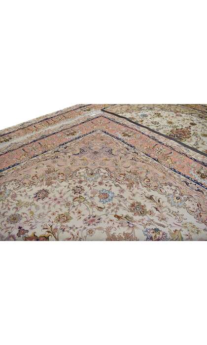 10 x 13 Vintage Persian Tabriz Rug 77182