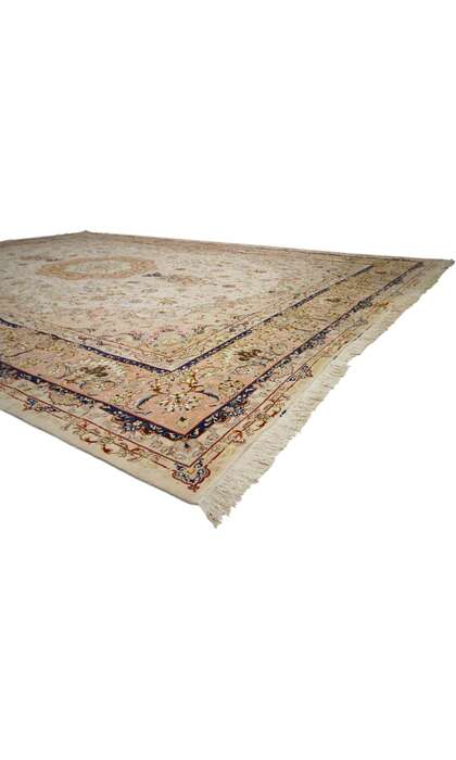 10 x 13 Vintage Persian Tabriz Rug 77182