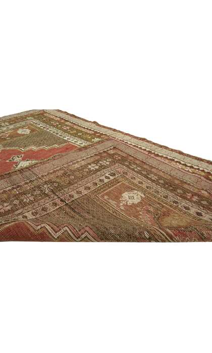 4 x 5 Vintage Oushak Rug 50121
