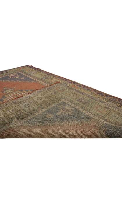 4 x 6 Vintage Turkish Oushak Rug 50135