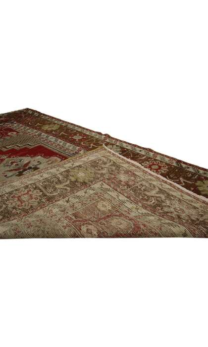 3 x 5 Vintage Oushak Rug 50149