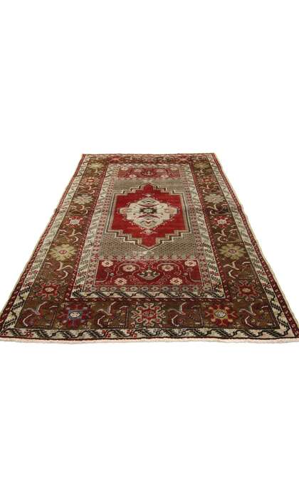 3 x 5 Vintage Oushak Rug 50149