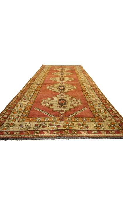 5 x 12 Vintage Turkish Oushak Rug 50468