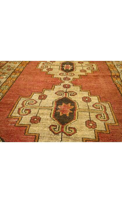5 x 12 Vintage Turkish Oushak Rug 50468