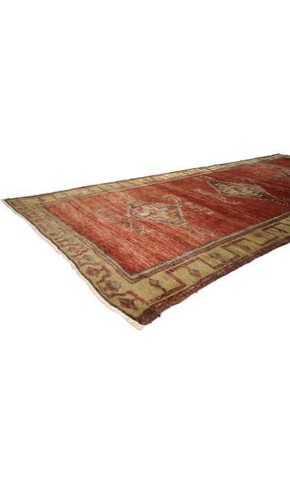 5 x 12 Vintage Red Turkish Oushak Rug 51134