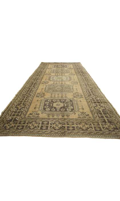 5 x 12 Vintage Turkish Oushak Rug 51144