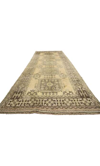 5 x 12 Vintage Turkish Oushak Rug 51145