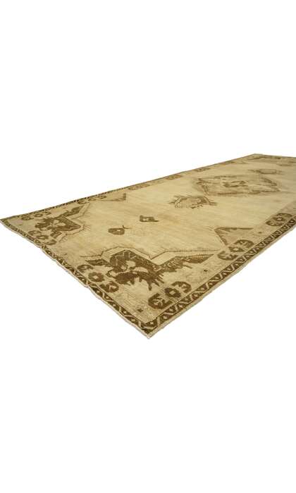 5 x 13 Vintage Turkish Oushak Rug 51370