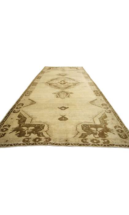 5 x 13 Vintage Turkish Oushak Rug 51370