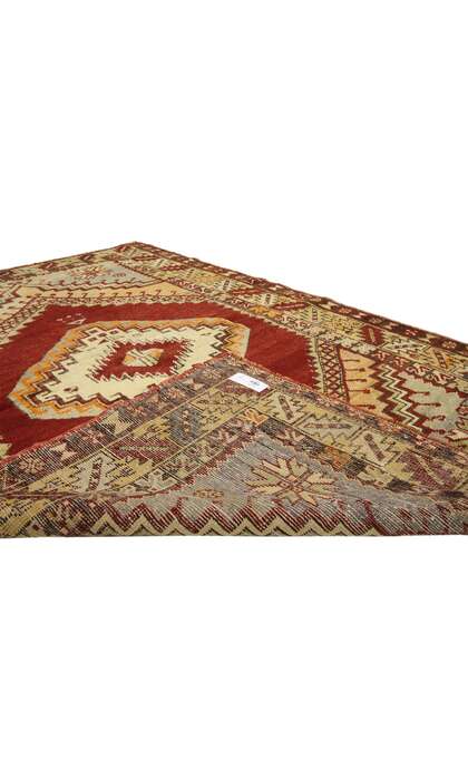 4 x 5 Vintage Oushak Rug 51390
