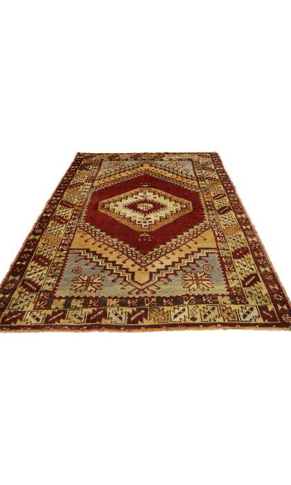 4 x 5 Vintage Oushak Rug 51390