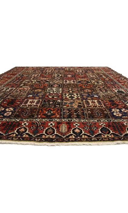 11 x 14 Antique Persian Bakhtiari Rug 72479