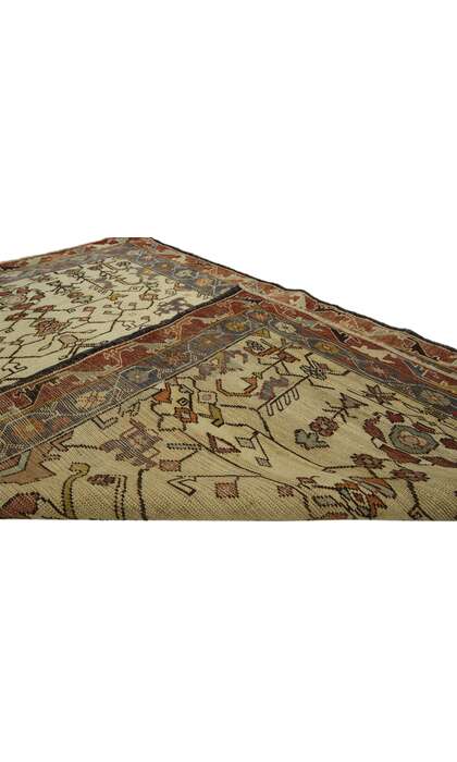 4 x 5 Antique Oushak Rug 73781