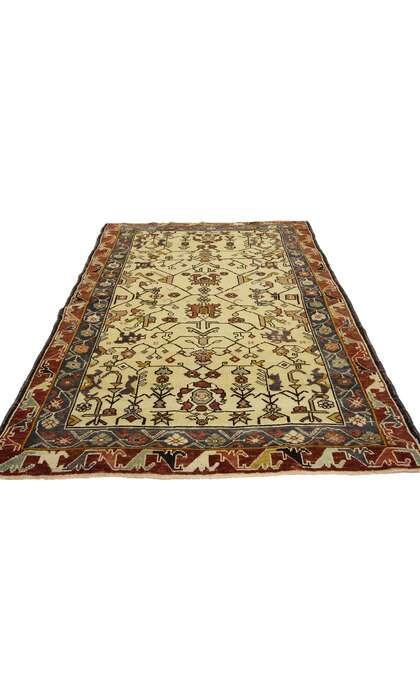 4 x 5 Antique Oushak Rug 73781