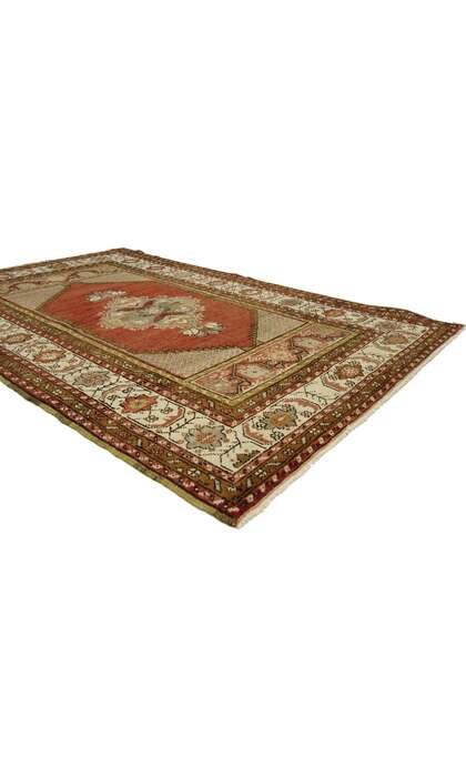 3 x 5 Vintage Turkish Oushak Rug 73840