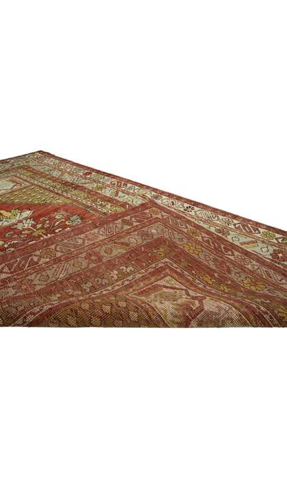 3 x 5 Vintage Turkish Oushak Rug 73841