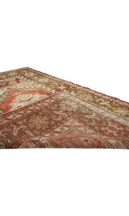 4 x 6 Vintage Turkish Oushak Rug 73849